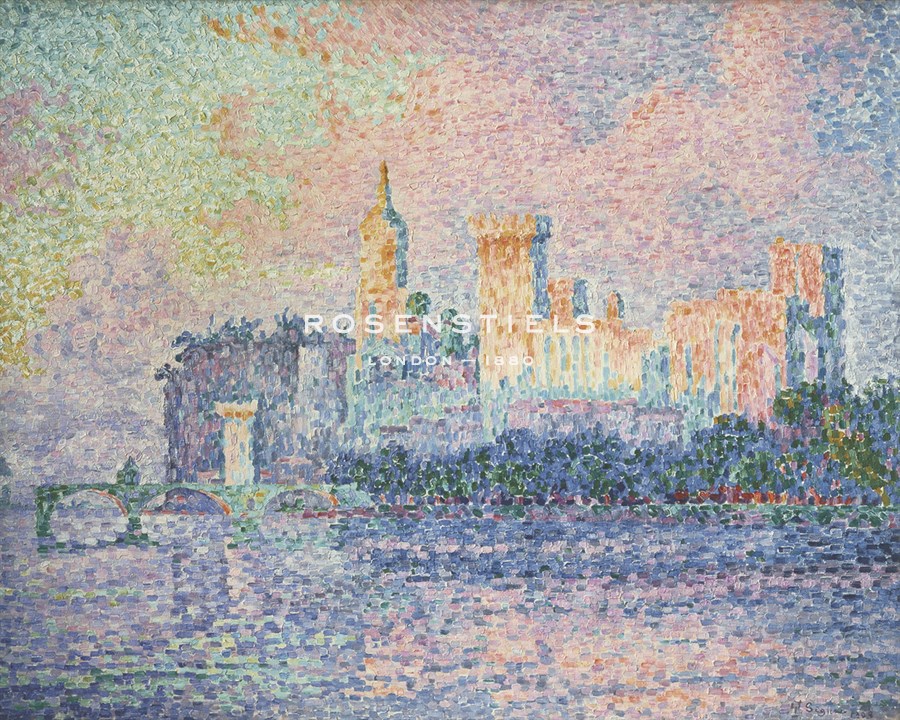 Le Chateau des Papes, 1909 - Paul Signac