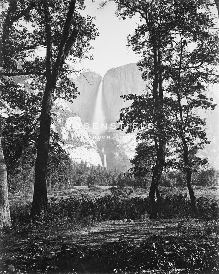 Yosemite Falls 2630 ft., Yosemite - Carleton E Watkins