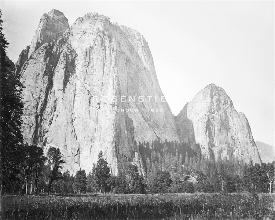 Cathedral Rock, Yosemite - Carleton E Watkins