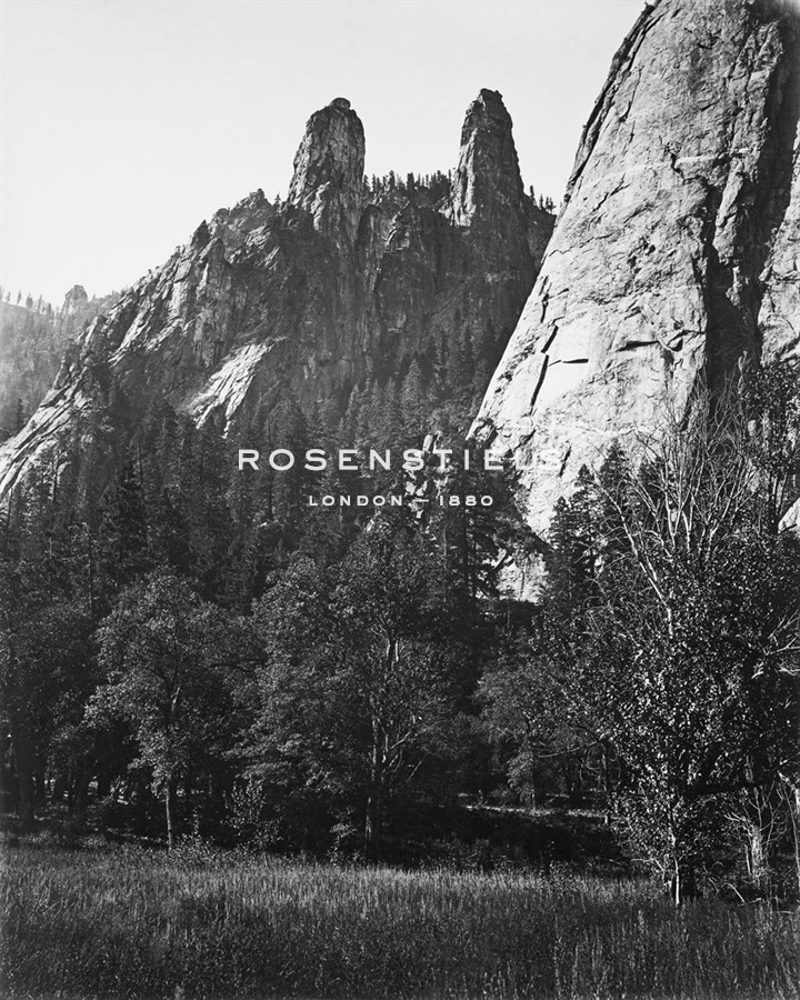 Cathedral Spires, Yosemite - Carleton E Watkins