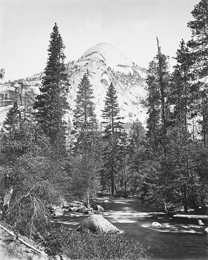 North Dome, 3730 ft., Yosemite - Carleton E Watkins