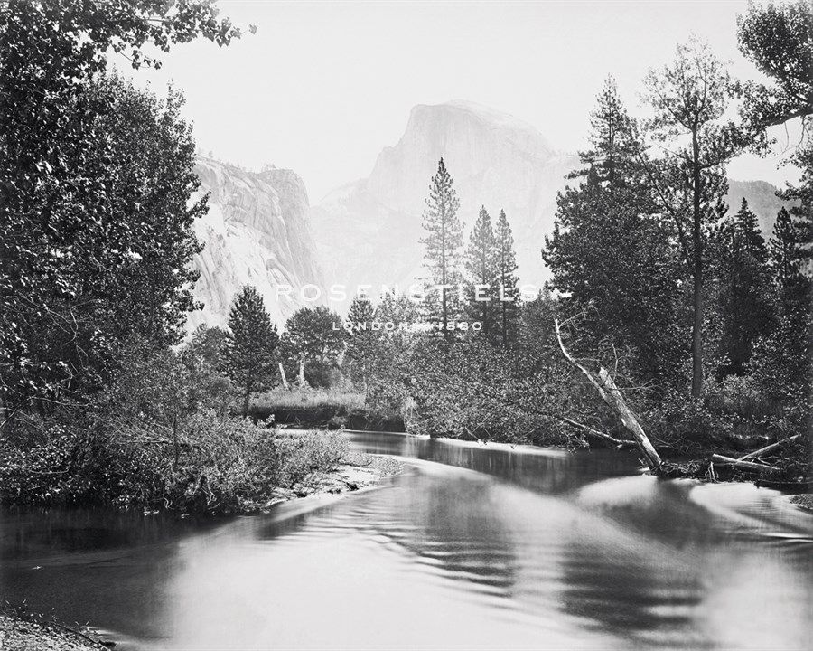 The Half Dome, Yosemite - Carleton E Watkins