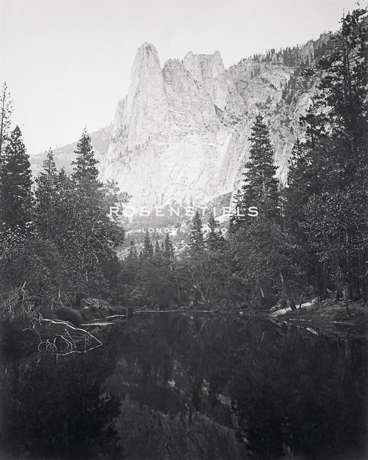 The Sentinel 3270 ft., Yosemite - Carleton E Watkins