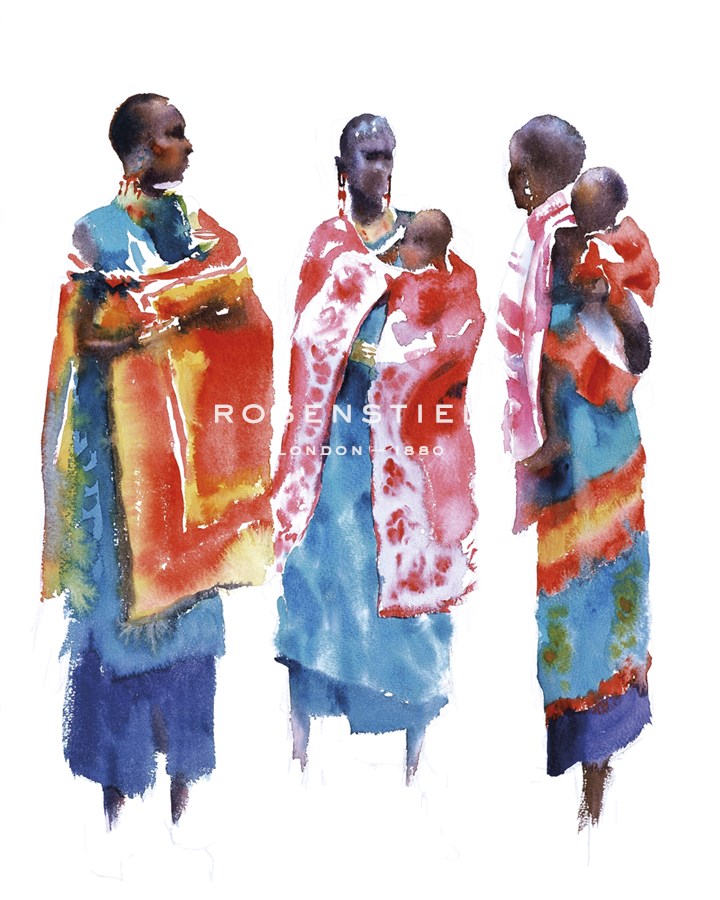 Three Maasai Women - Hazel Soan