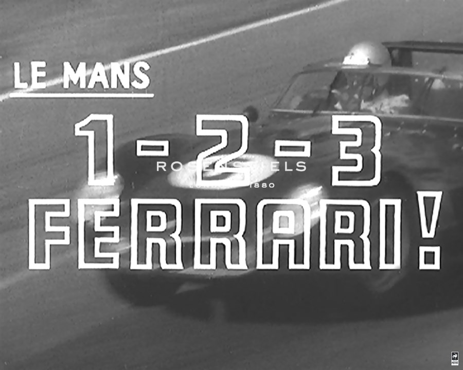 1-2-3 Ferrari! Le Mans II - British Pathe