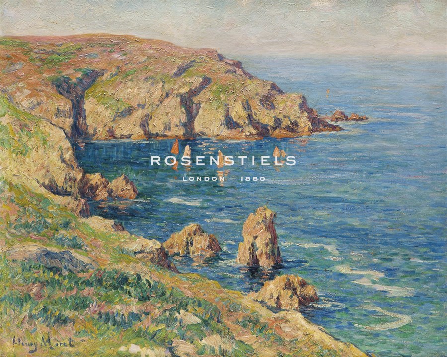 Le port de Brezillec en baie de Douarnenez - Henry Moret