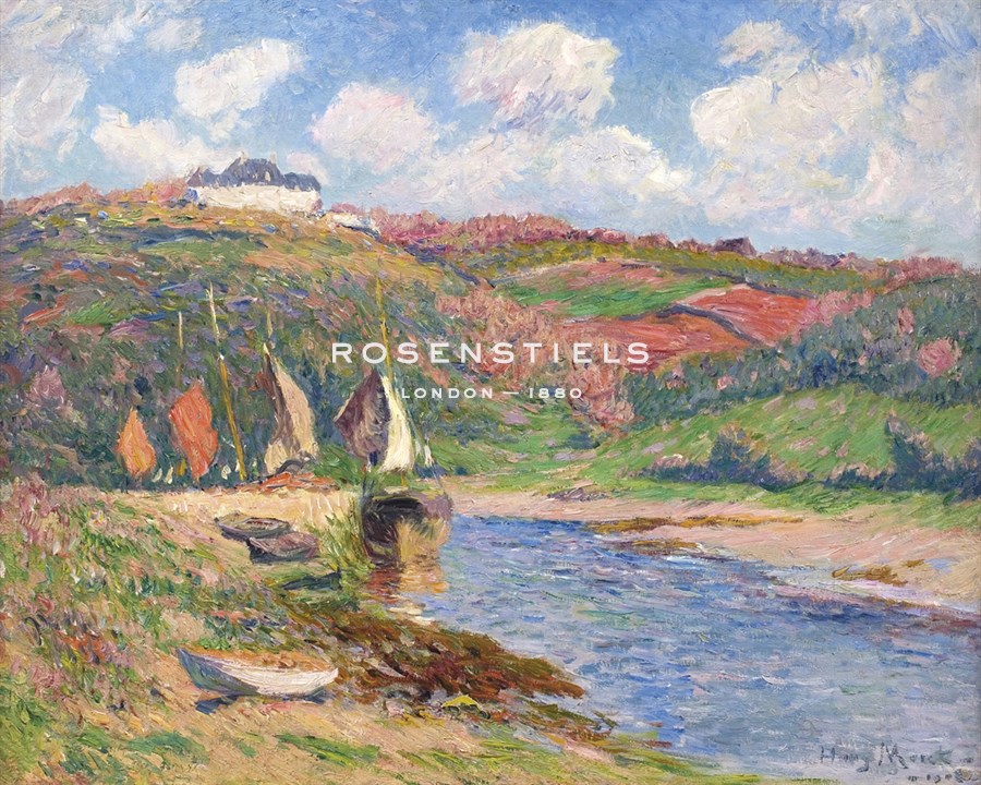 Pont-Aven, Le Port - Henry Moret