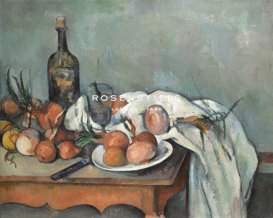 Still Life with Onions - Paul Cezanne