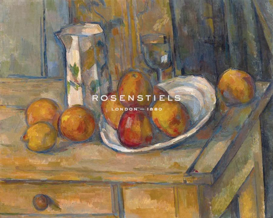 Still Life with Milk Jug and Fruit - Paul Cezanne