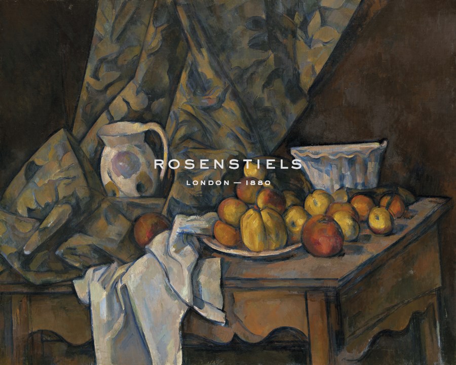 Still Life with Apples and Peaches - Paul Cezanne