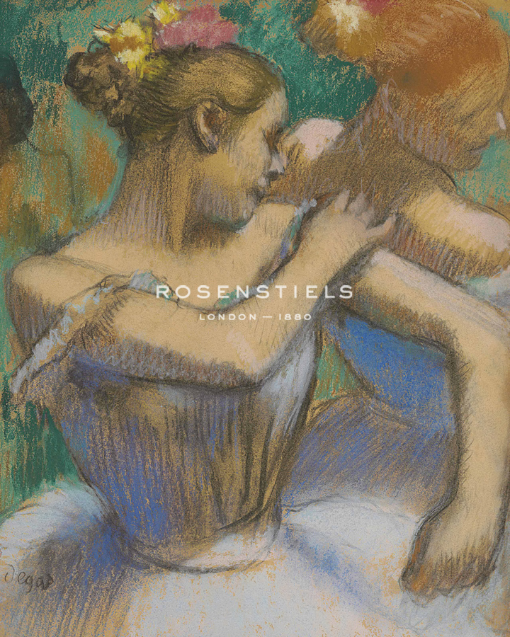 Danseuse Rajustant ses Epaulettes - Edgar Degas