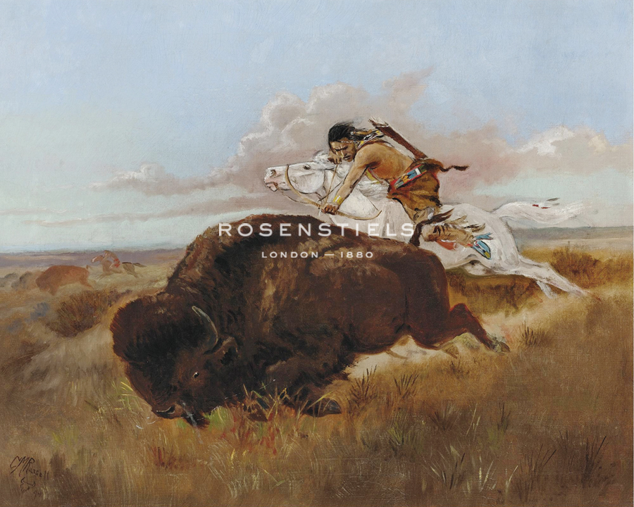 Buffalo Hunting - Charles Marion Russell