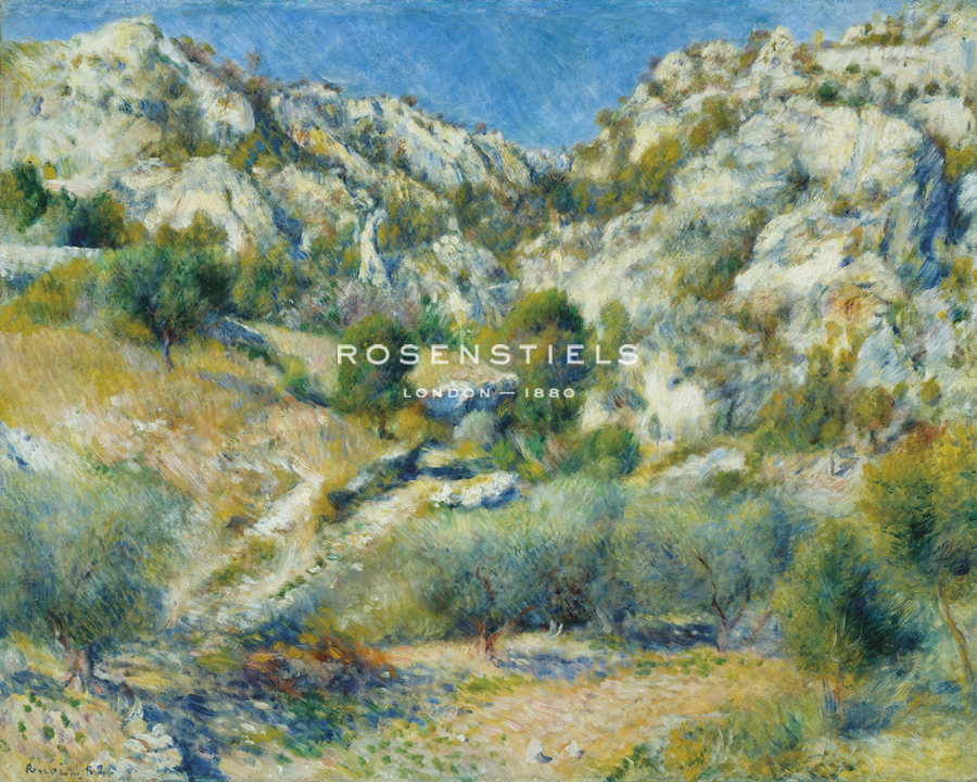 Rocky Crags at L'Estaque - Pierre Auguste Renoir