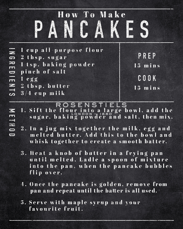 Rustic Recipe - Pancakes - Tom Frazier