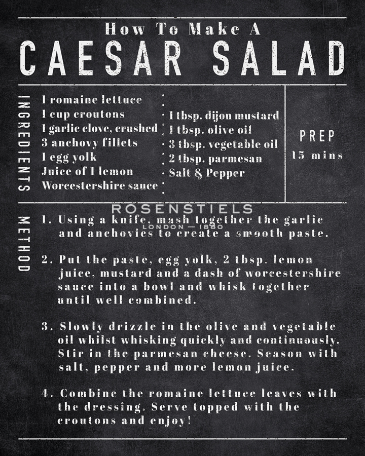 Rustic Recipe - Caesar Salad - Tom Frazier