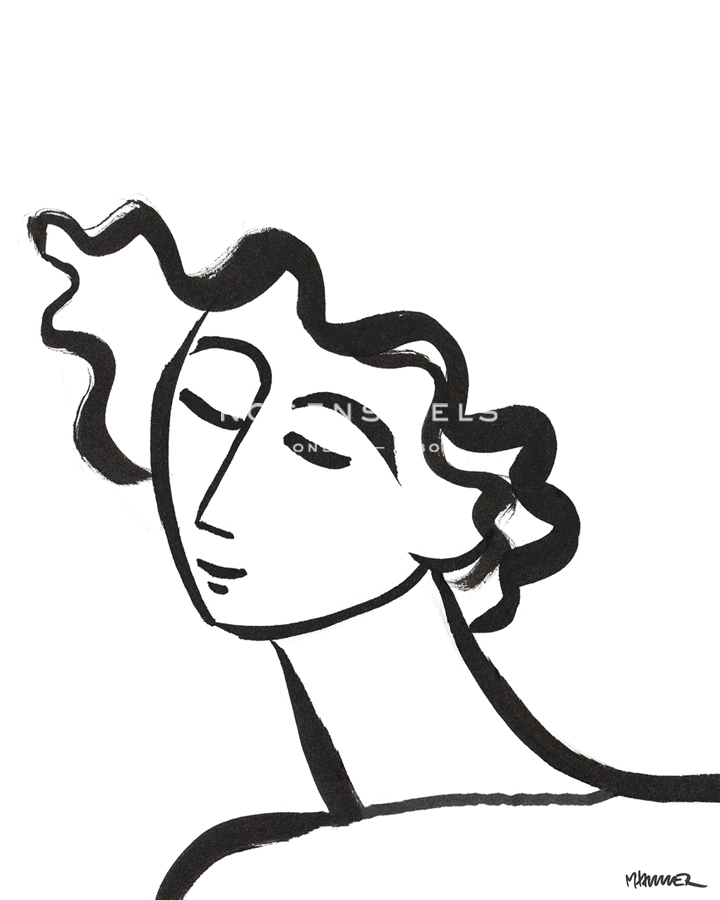 Linear Portrait - Daydreams - Marsha Hammel