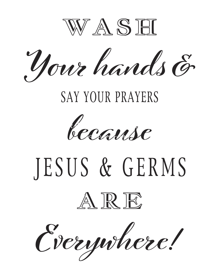Wash Hands Say Prayers - The Vintage Collection