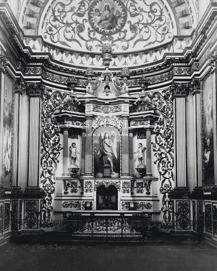 Altar in the Chapel of the Purisima, 1898 - Historic Collection