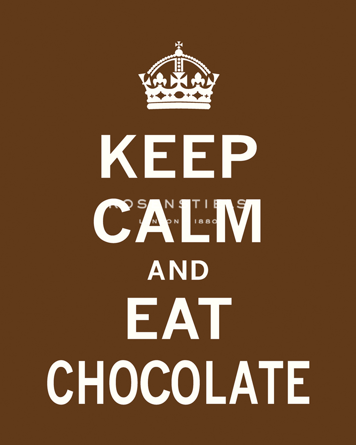 Keep Calm and Eat Chocolate - The Vintage Collection
