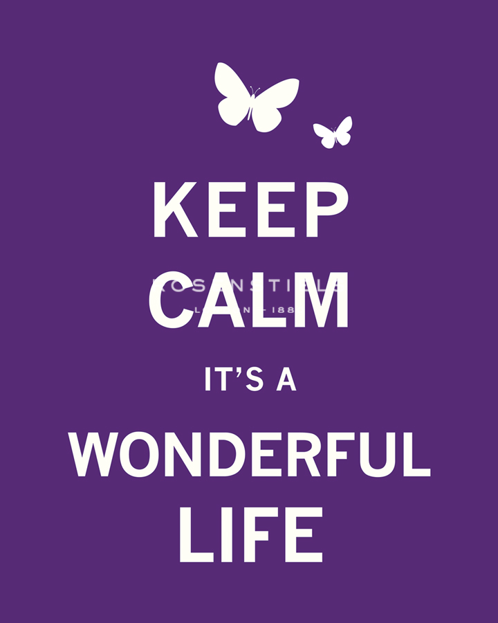 Keep Calm It's a Wonderful Life - The Vintage Collection