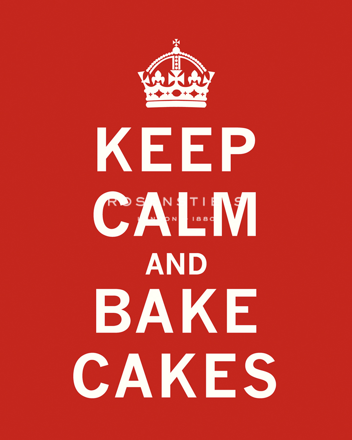 Keep Calm, Bake Cakes - The Vintage Collection