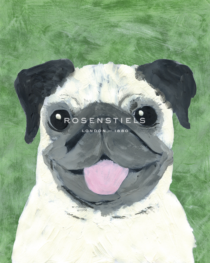 Painted Dogs - Pug - Belle Poesia