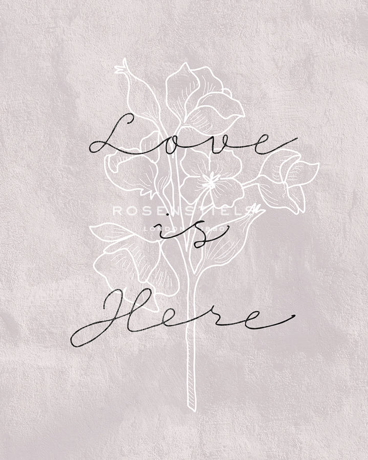 Delicate Floral - Love - Sasha Blake