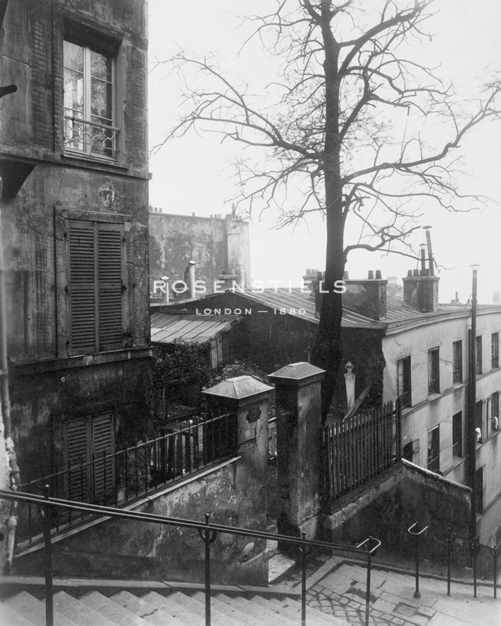 French Staircase, Montmartre, 1921 - Eugene Atget