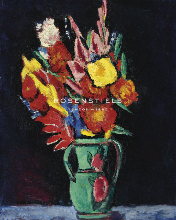 Still Life with Flowers - Marsden Hartley