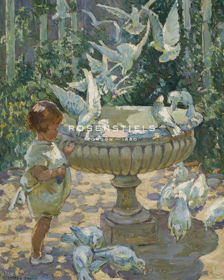 At the Fountain - Dorothea Sharp