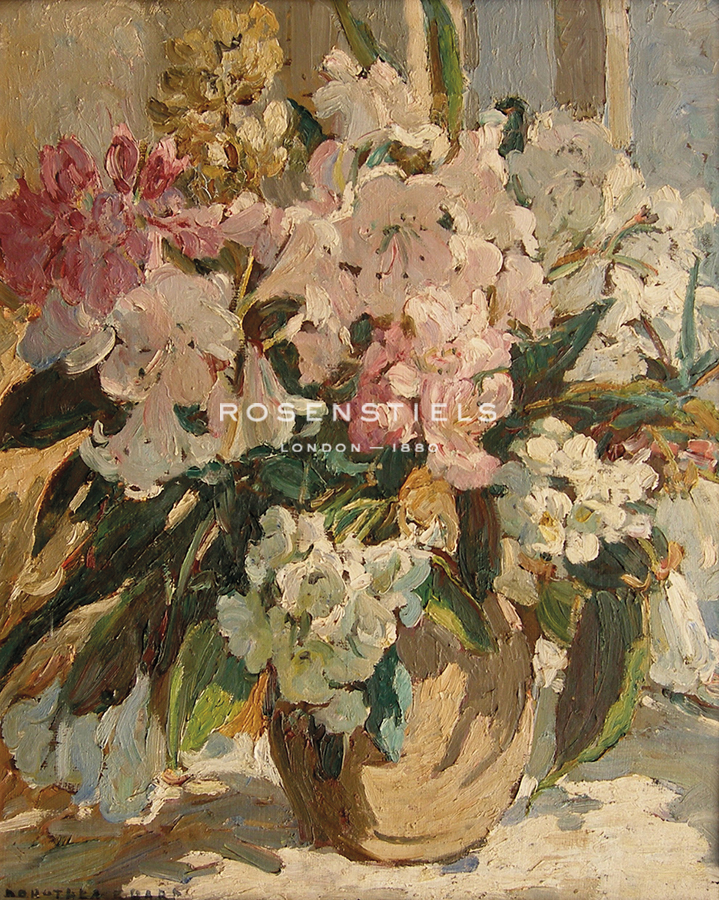 Study of Pink Flowers - Dorothea Sharp