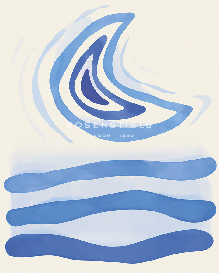 Abstract Ocean - Moon - Lisa McCandless