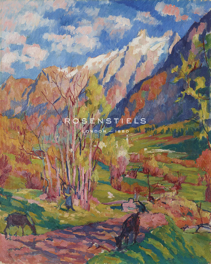 Paesaggio d'autunno - Giovanni Giacometti