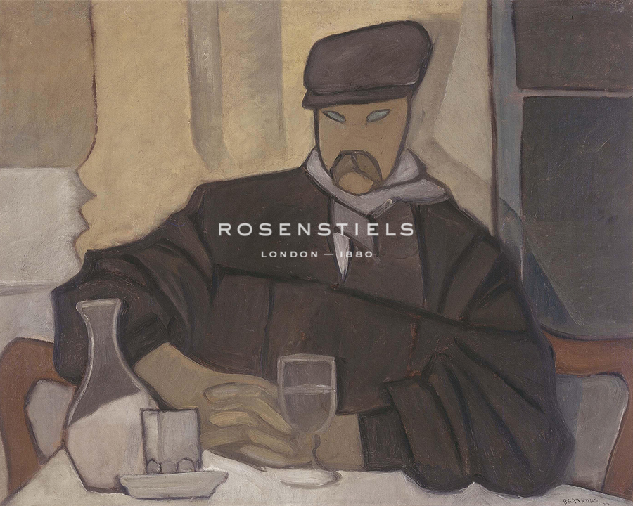 Hombre en el Cafe - Rafael Barradas