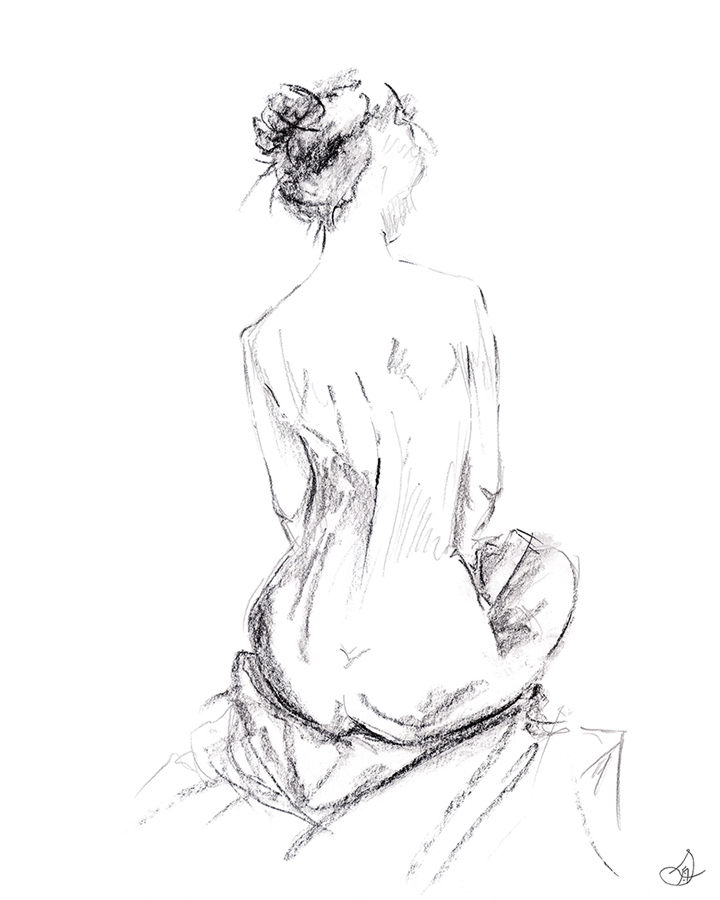 Boudoir Nude - Contemplate - Stella  Chang