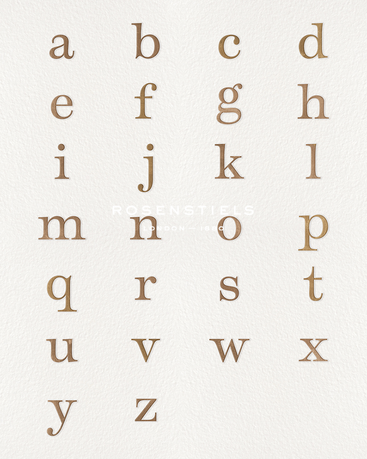 Gilded Letters - Otto Gibb