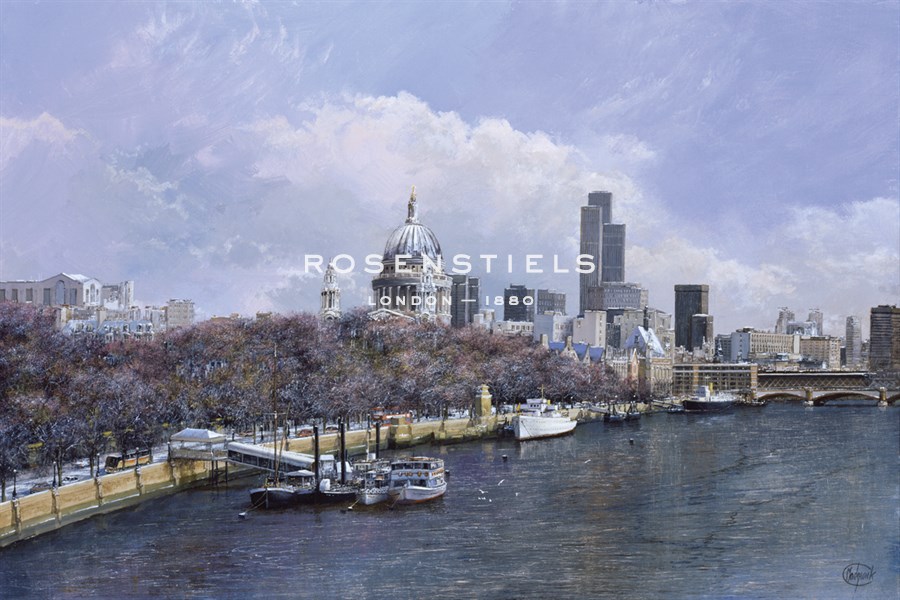 St Pauls From The Thames - Clive Madgwick