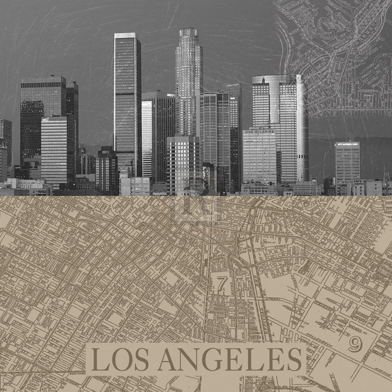 LA Map II - The Vintage Collection