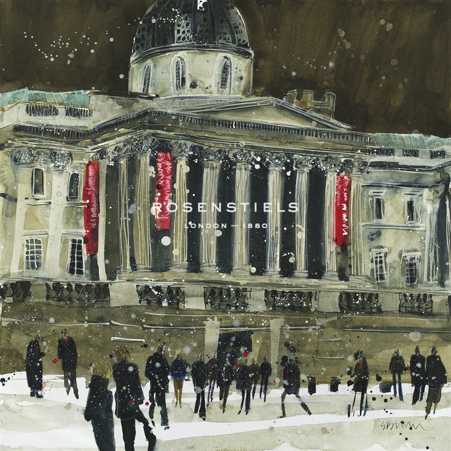 From Trafalgar Square, Facade the National  Gallery, London - Susan Brown