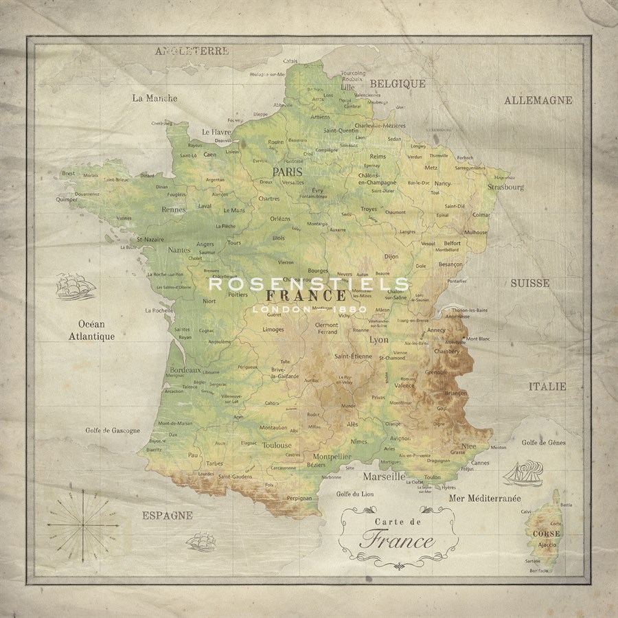 Carte de France - The Vintage Collection