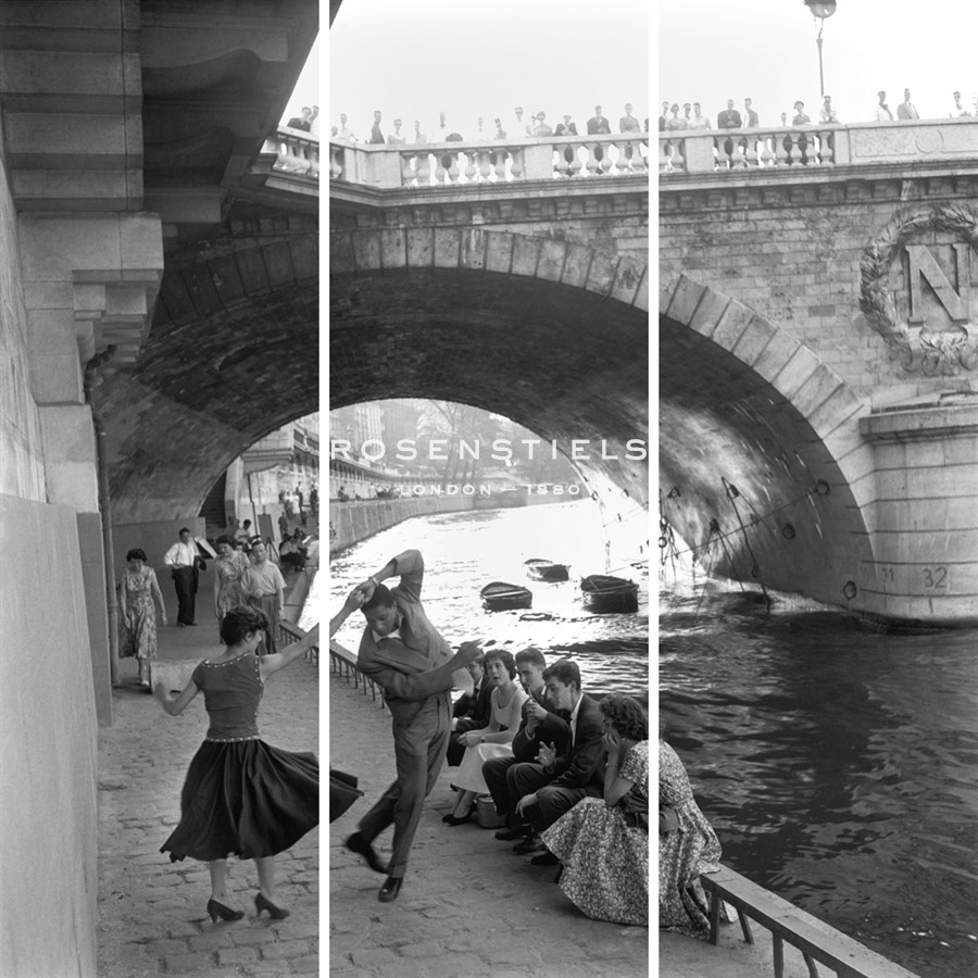 Rock 'n' Roll Dancers on Paris Quays - Trio - Paul Almasy
