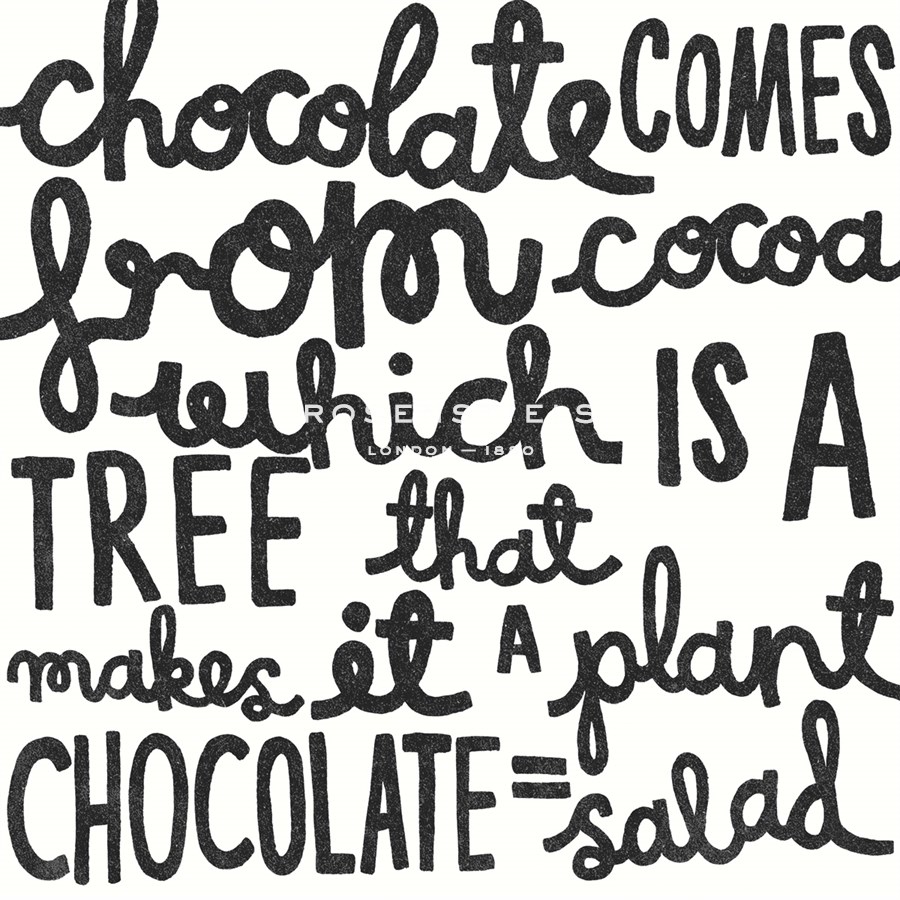 Chocolate = Salad - Kristine Hegre