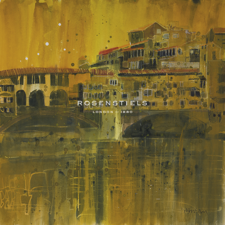 Bathed in Evening Light, Ponte Vecchio, Florence - Susan Brown