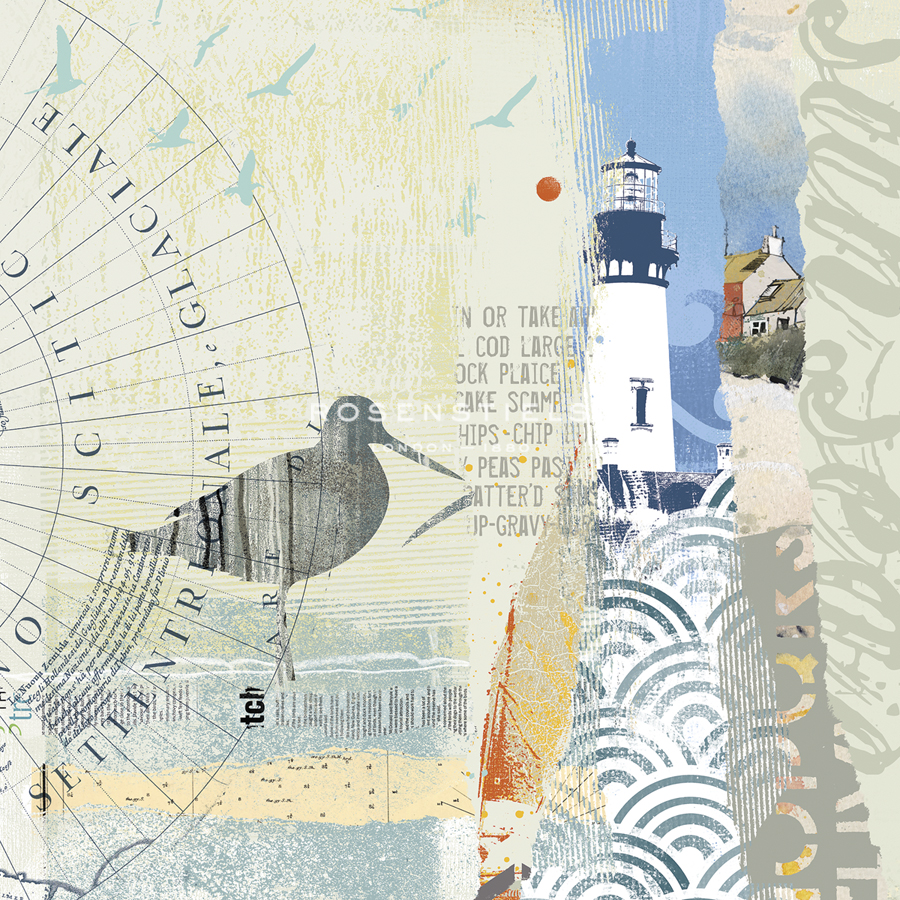 Coastal Collage - Light - Ken Hurd
