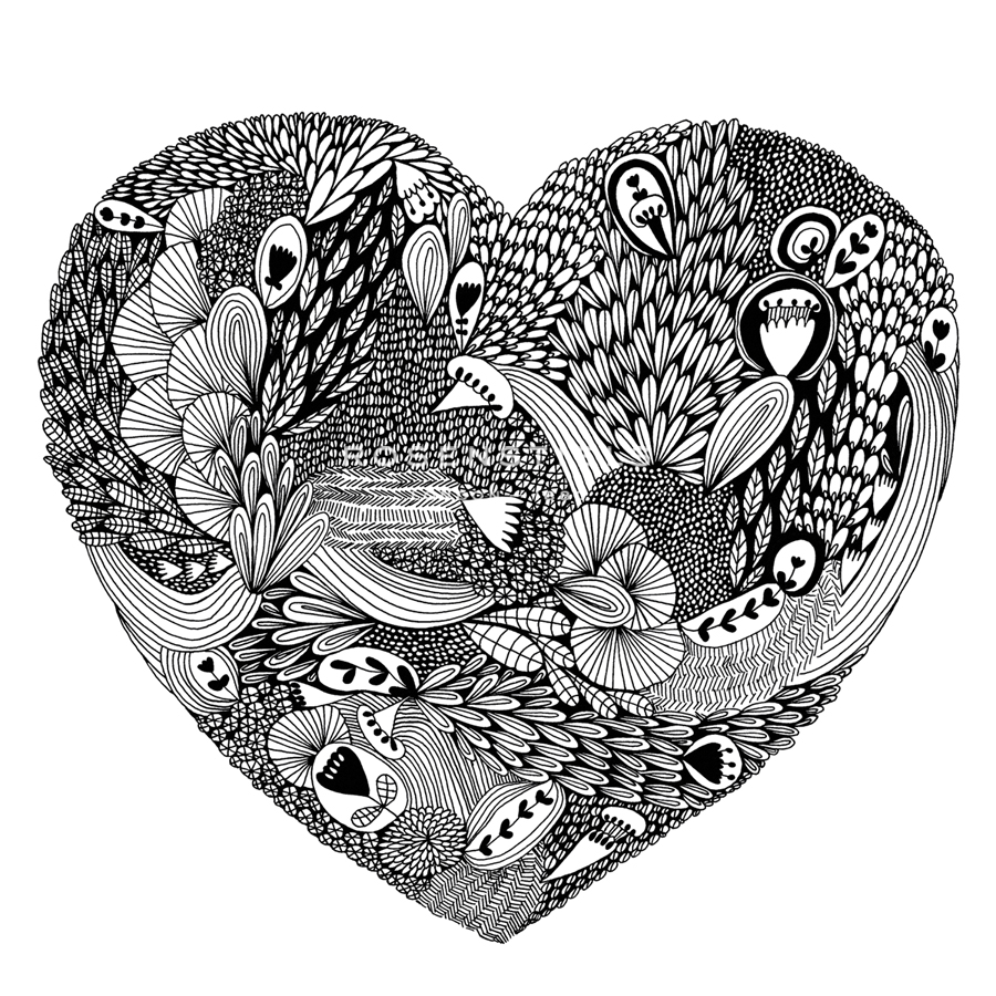 Floral Heart - Virginia Kraljevic