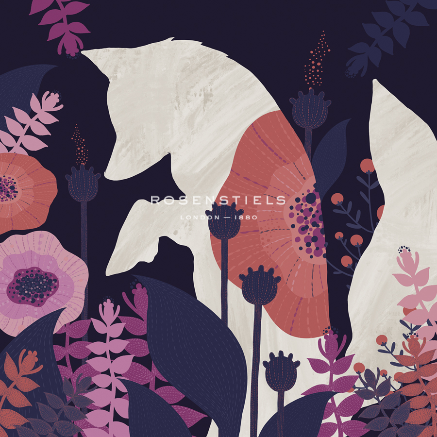 Woodland Floral - Fox - Larisa Hernandez