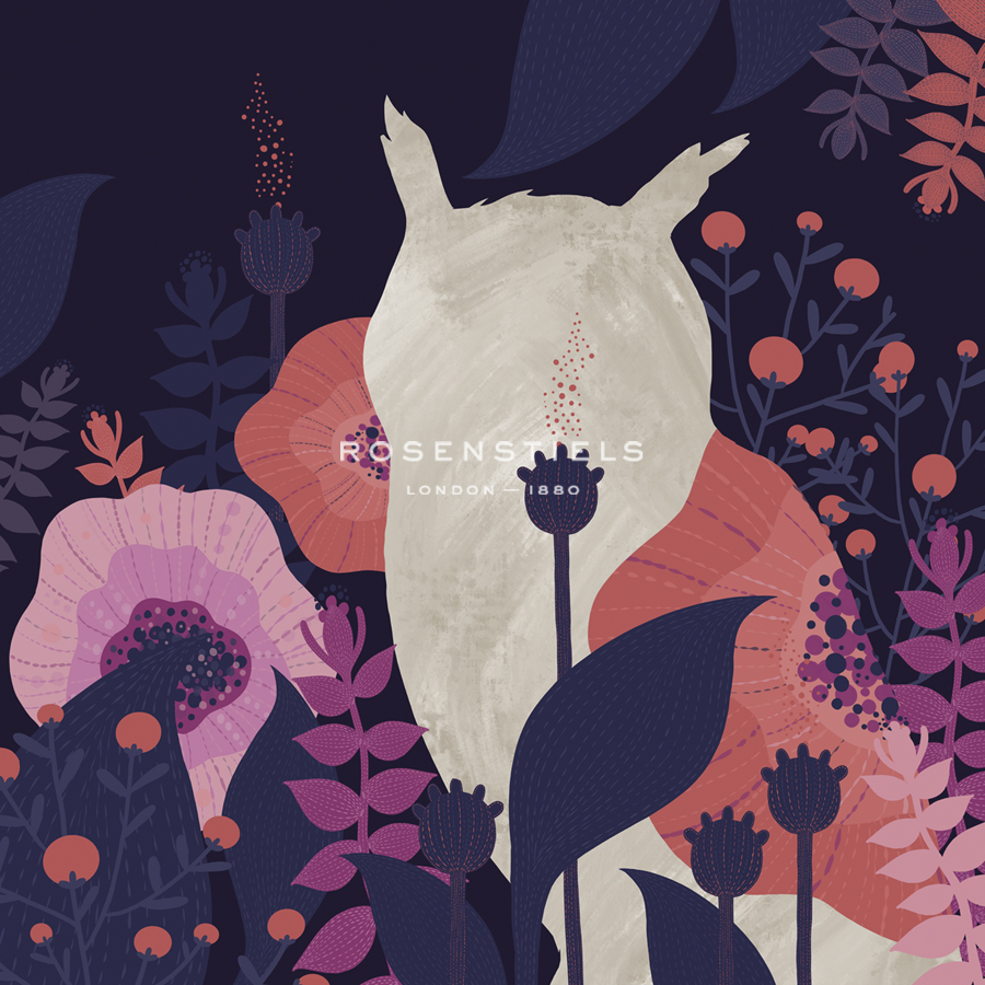Woodland Floral - Owl - Larisa Hernandez