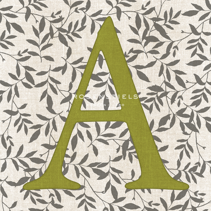 Leafy Letter - A - Belle Poesia