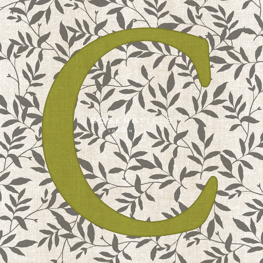Leafy Letter - C - Belle Poesia