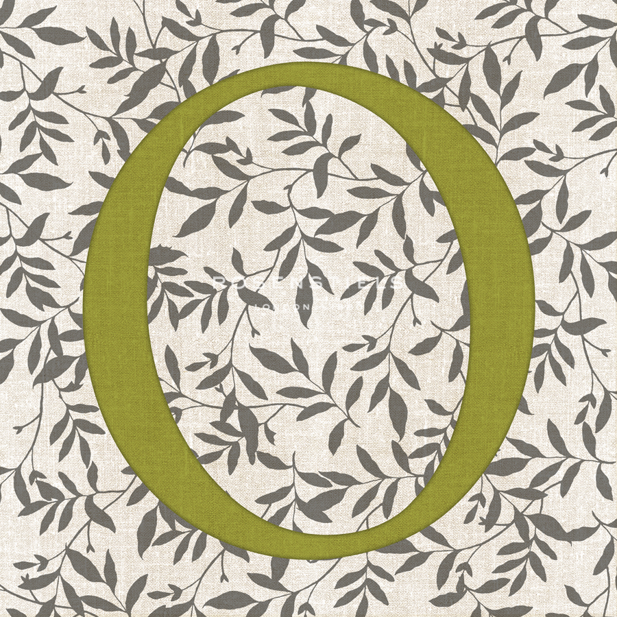 Leafy Letter - O - Belle Poesia